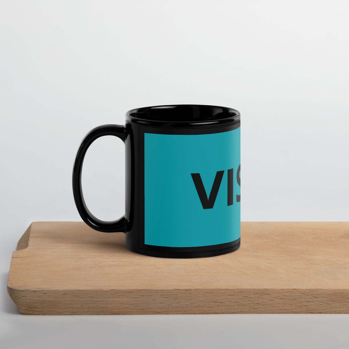 Vision Black Glossy Mug